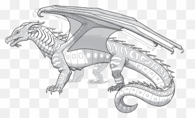 Fire Seawing Coloring Pages - Wings Of Emoji