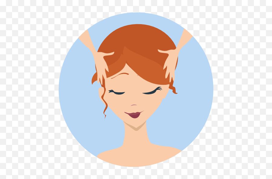 Head Massage Free Icon Of Meditation - Body Massage Therapy Massage Cartoon Emoji,Head Massage Emoji