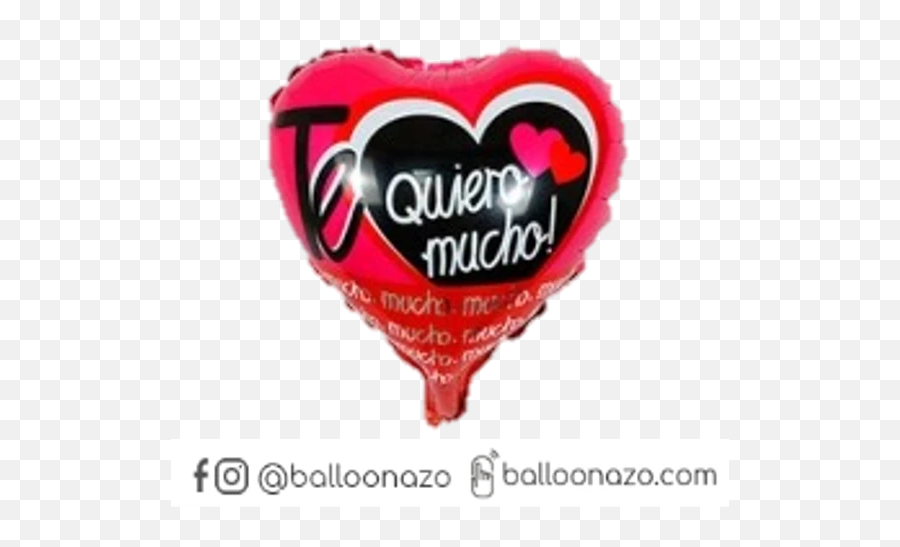 Globos Amor Te Amo Te Quiero Mucho - Balloon Emoji,Te Amo Emoji