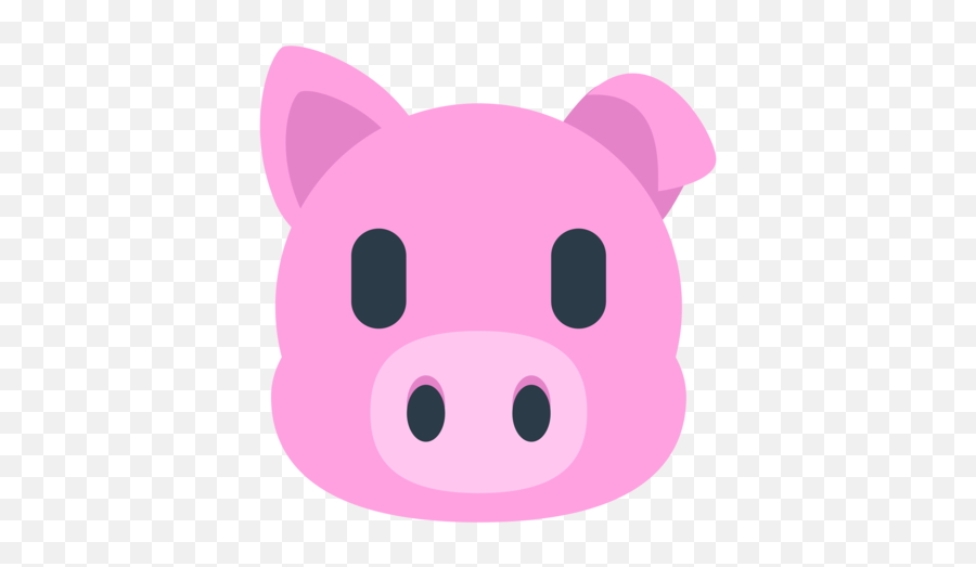 Pig Face Emoji - Pig Face Sticker,Pig Emoji