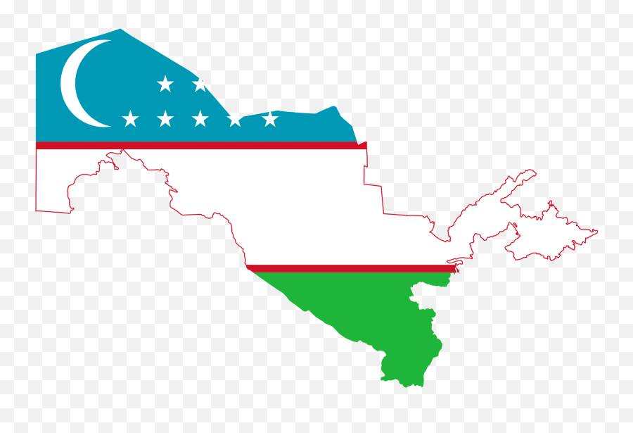 Uzbekistan Transparent Png Clipart - Uzbekistan Map With Flag Emoji,Uzbekistan Flag Emoji