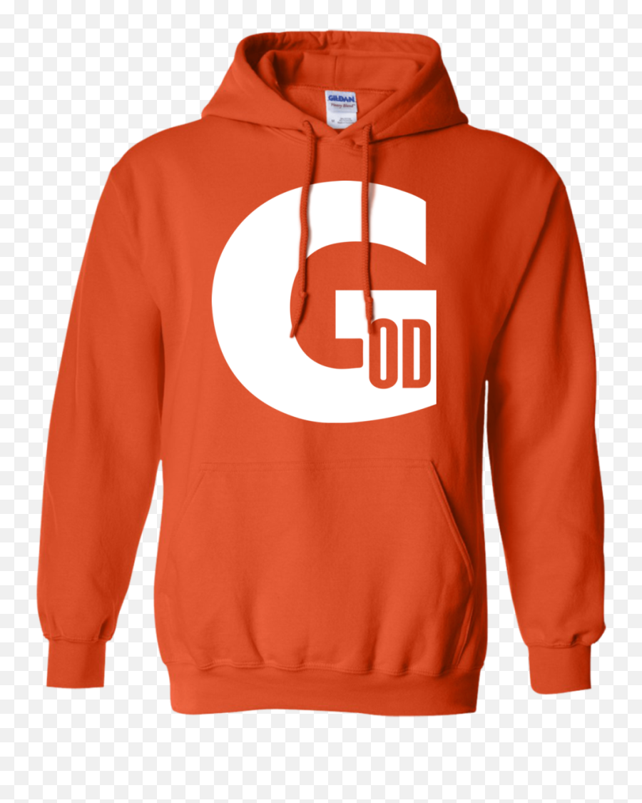 God Pullover Hoodie - Orange Hoodie Transparent Emoji,Hanzo Emoji