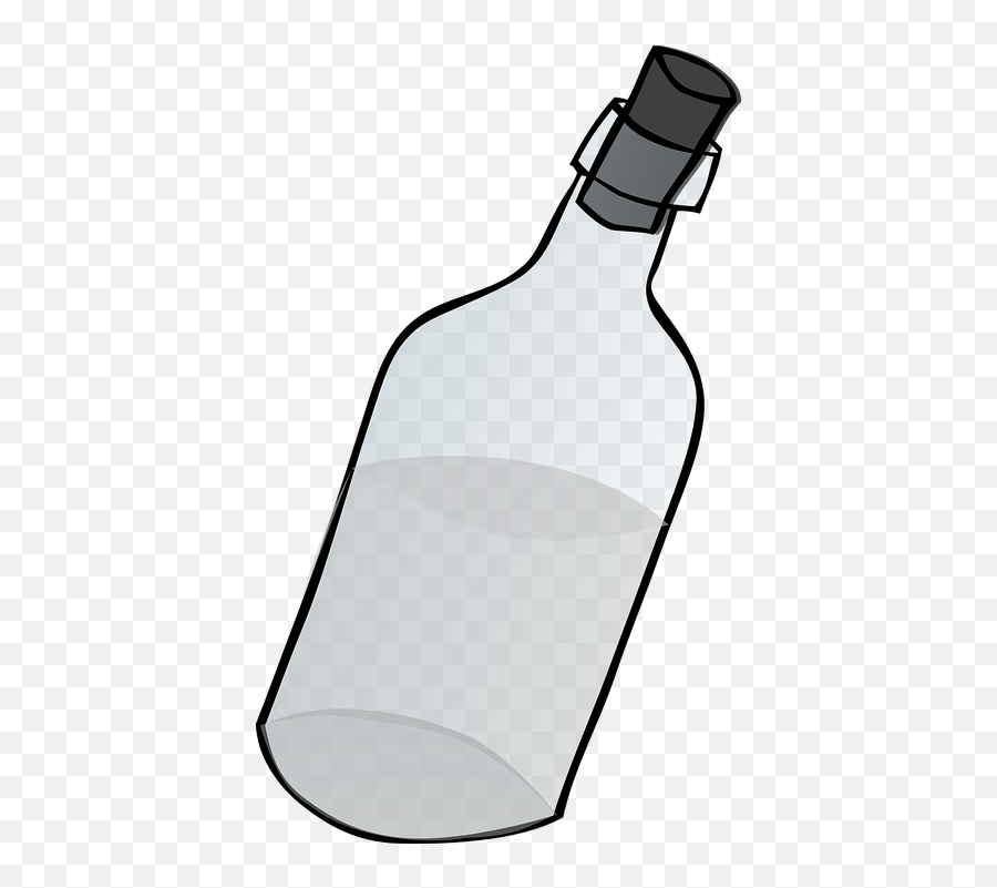 Bottle Clear Glass - Clip Art Glass Bottle Emoji,Bottled Water Emoji