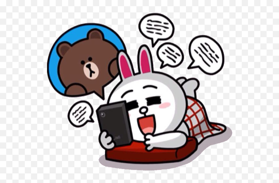 418 Best Line Stickers Emoticons Images Line Sticker Line - Brown And Cony Calling Emoji,Fireplace Emoji