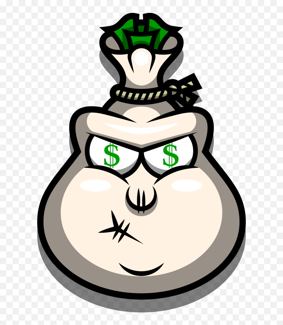 Transparent Background Bag Of Money Clipart - Cartoon Money Bag Logo Emoji,Money Bag Emoji Png