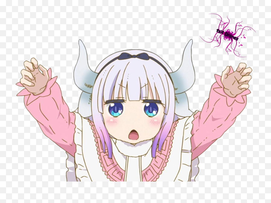 Dragon Maid Kanna - Kanna Kamui Transparent Emoji,Maid Emoji