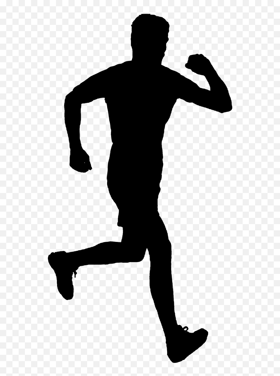 Sport Man Run Fitness Morning Run - Silhouette Running Png Emoji,Roller Skate Emoji