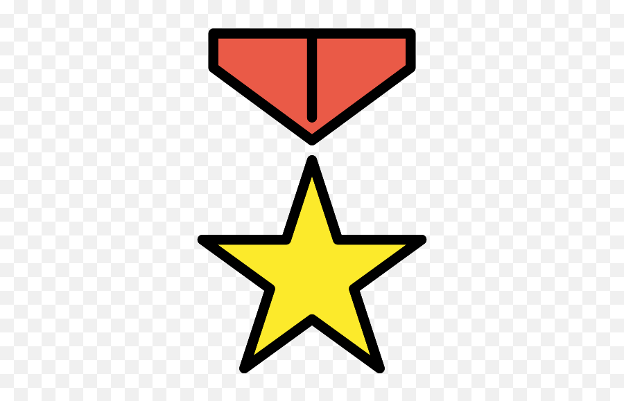 Military Medal Emoji - Vector Graphics,Military Emoji Copy And Paste