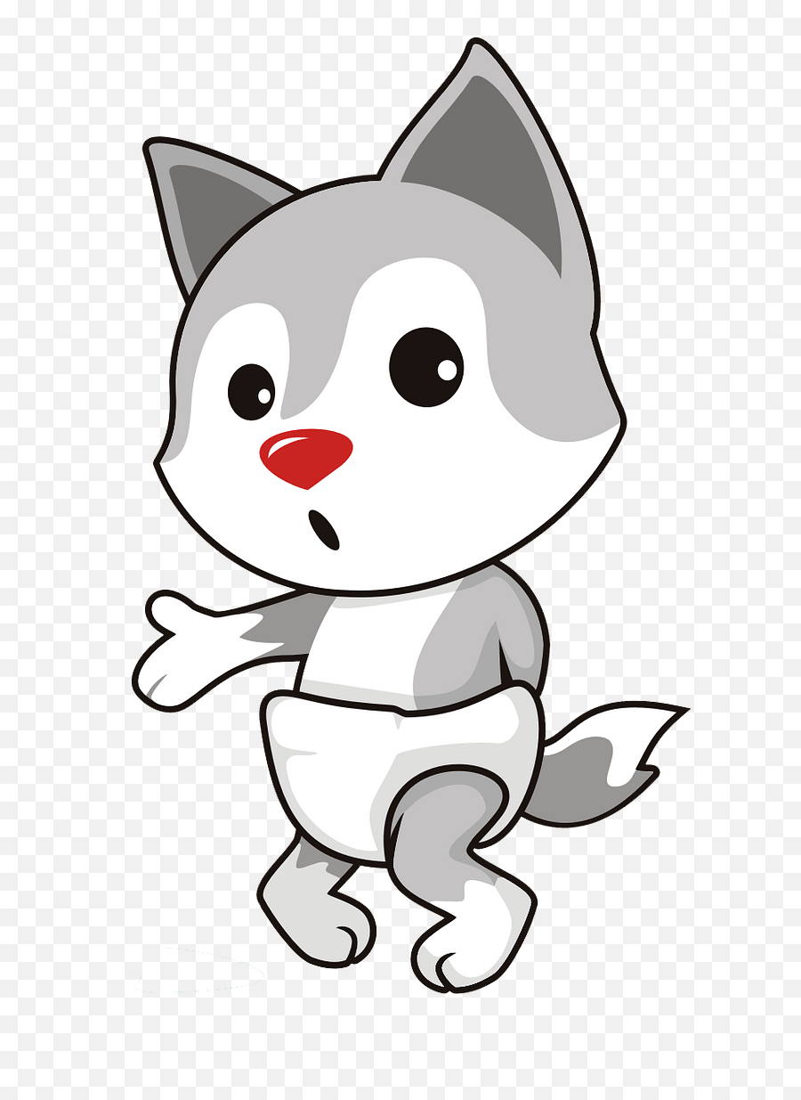 Little Fox In A Diaper Clipart - Macro Emoji,Diaper Emoji