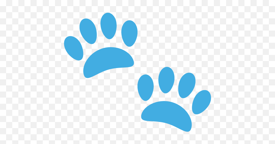 Paw Prints Emoji For Facebook Email Sms - Paw Prints Emoji Png,Paw Print Emoji