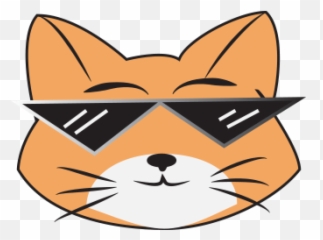 Awesome Face Cats Emoji By Trung Quang Dao - Happy,Emoji Head