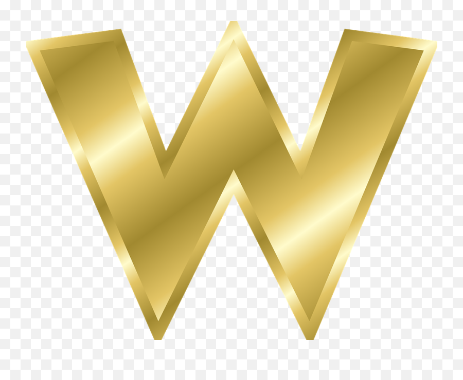 Free W Alphabet Illustrations - Alphabet Gold W Emoji,Sparkle Emoticon