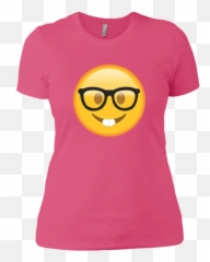 Nerd With Glasses Emoji Shirt Costume