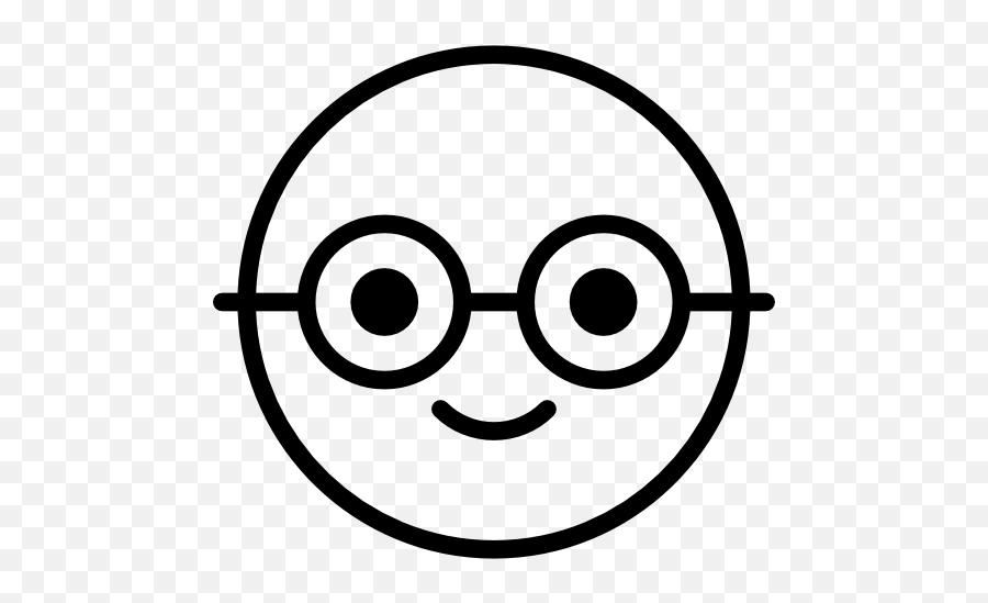 Nerd Emoticons Emoji Feelings Smileys Icon - Nerd Icon Png,Nerd Emoji