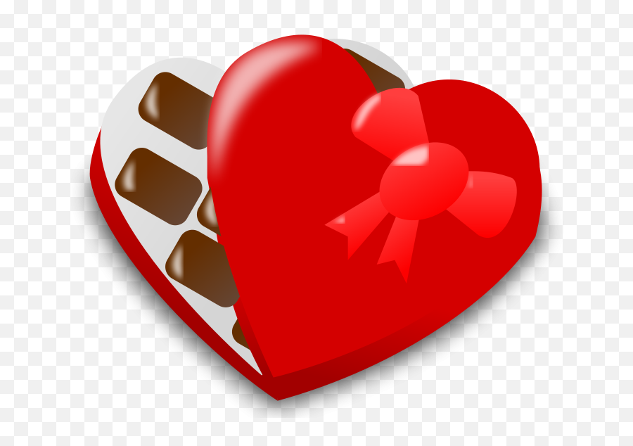 Valentine Day Download Free Clip Art - Valentine Chocolate Clip Art Emoji,Emoji Valentines Box