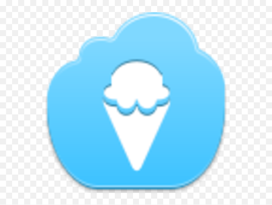Icecream Clipart Blue Icecream Blue - Facebook Emoji,Ice Cream Cloud Emoji