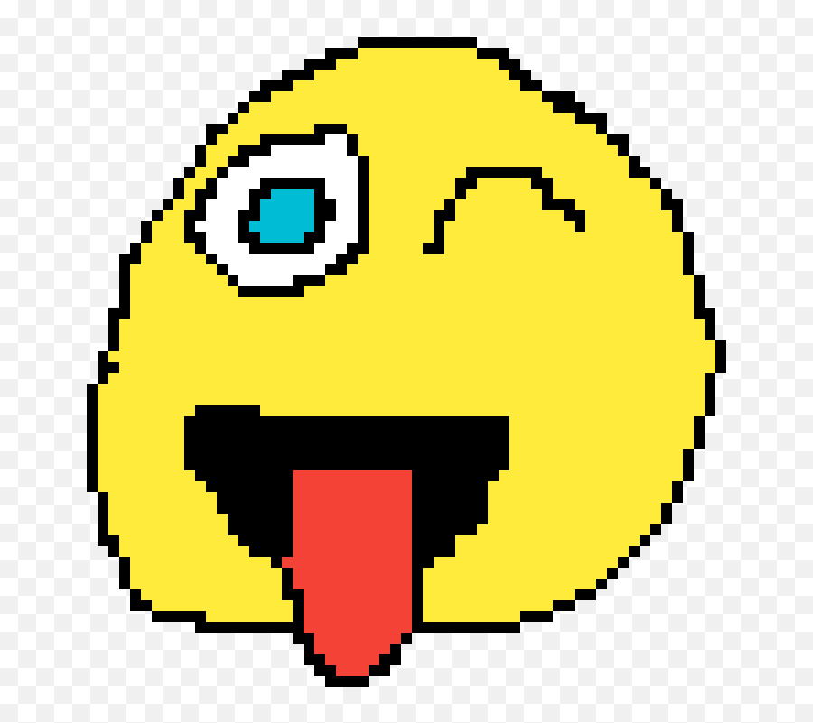 Pixilart - Smiley Emoji,Lick Emoticon