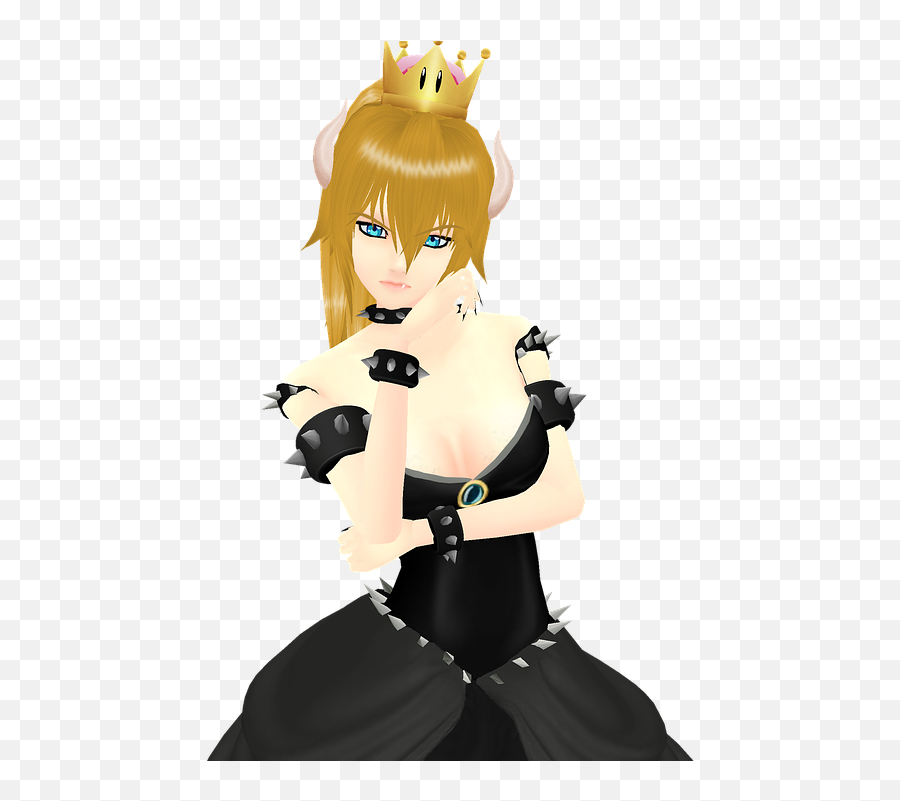 Princess Bowsette - Cartoon Emoji,Mario Bros Emoji