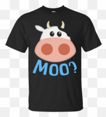Cute Cow Moo T Shirt - Sky Was Yellow And The Sun Emoji,Dorito Emoji