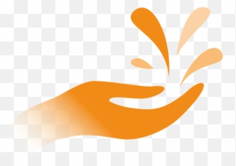 Hand Drops Water Stylized Orange - Hand Oil Drop Art Emoji,Wet Drops Emoji