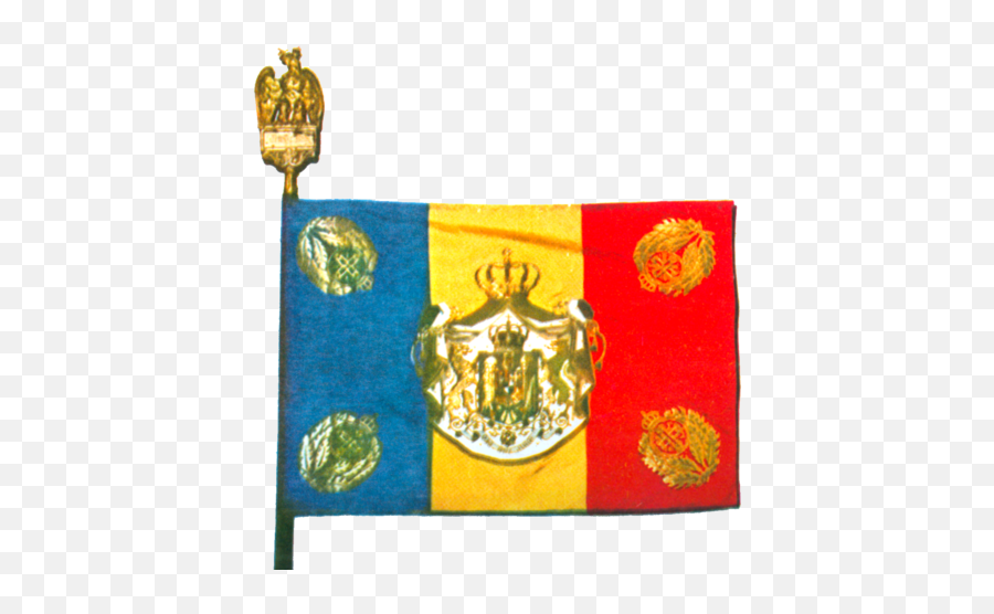 Romanian Army Flag Mihai I - Steagul Romaniei Inainte De Unire Emoji,Moldova Flag Emoji
