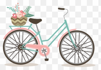 Cute Bike Clipart - Transparent Background Bicycle Clipart Emoji,Bicycle Emoji
