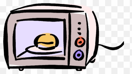 Transparent Background Baking Oven Clipart - Microwave Emoji