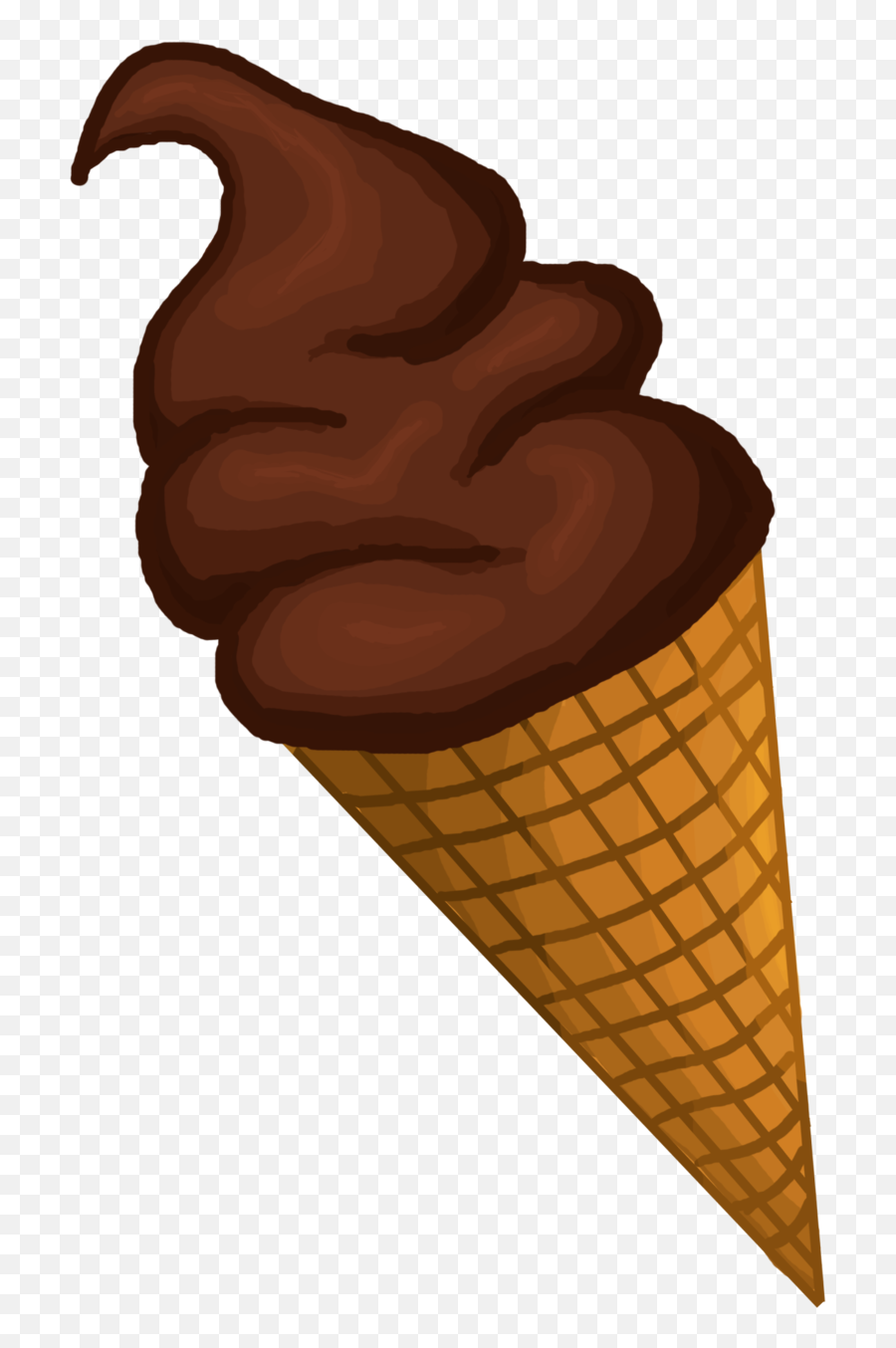 Ice Cream Cone Png - Chocolate Ice Cream Transparent Emoji,Ice Cream Cone Emoji