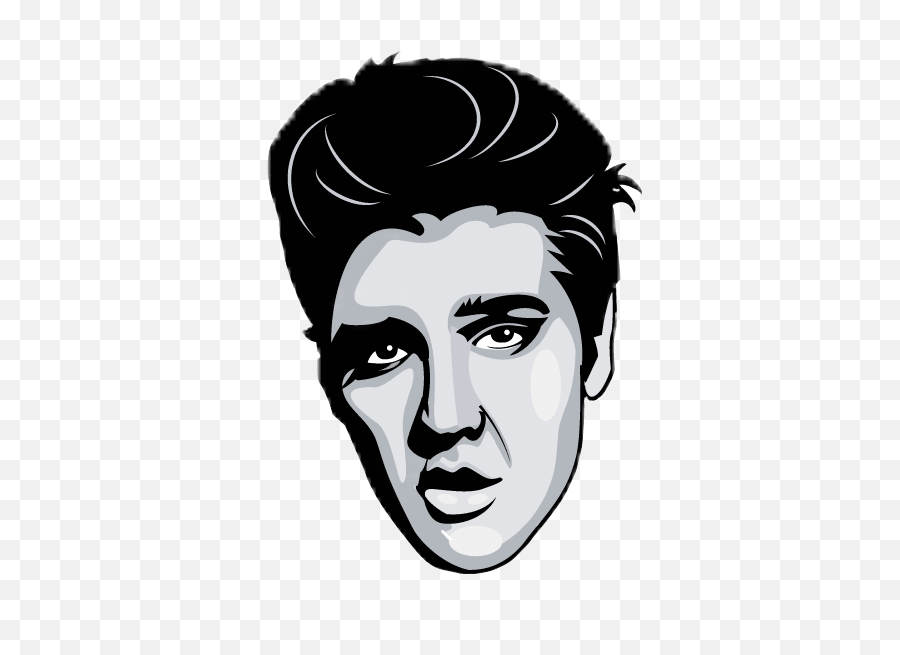 Elvis Presley Rocknroll Rockstar Rock Sticker - Elvis Presley Vector Emoji,Elvis Emoji
