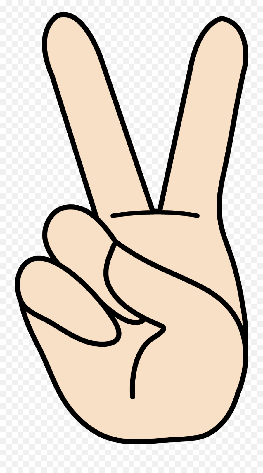Peace Sign Clip Art 3 - Peace Clipart Emoji,Peace Sign Hand Emoji