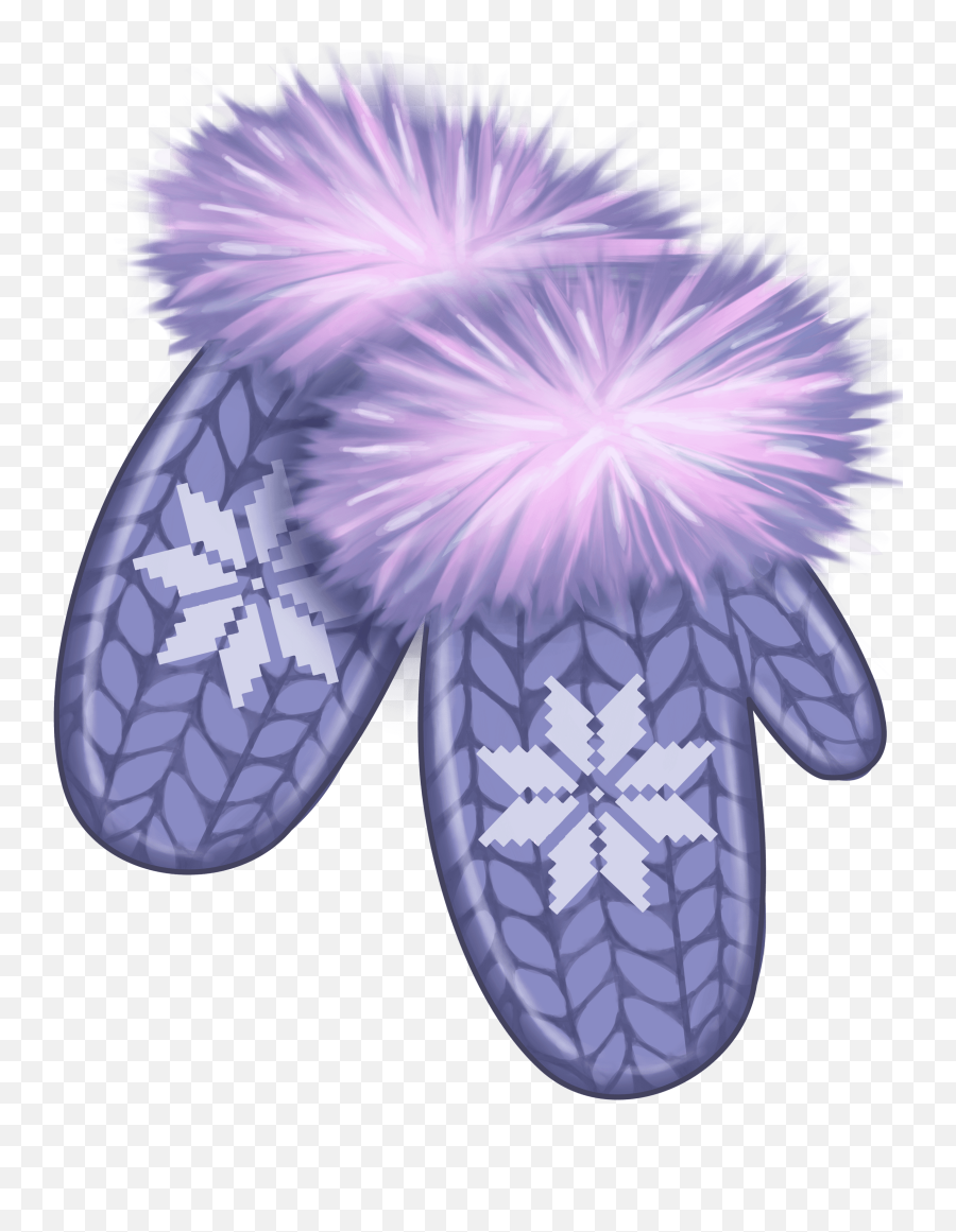Mittens Gloves Handwarmers Furry Fur Wooly Knited Knitt - Illustration Emoji,Gloves Emoji