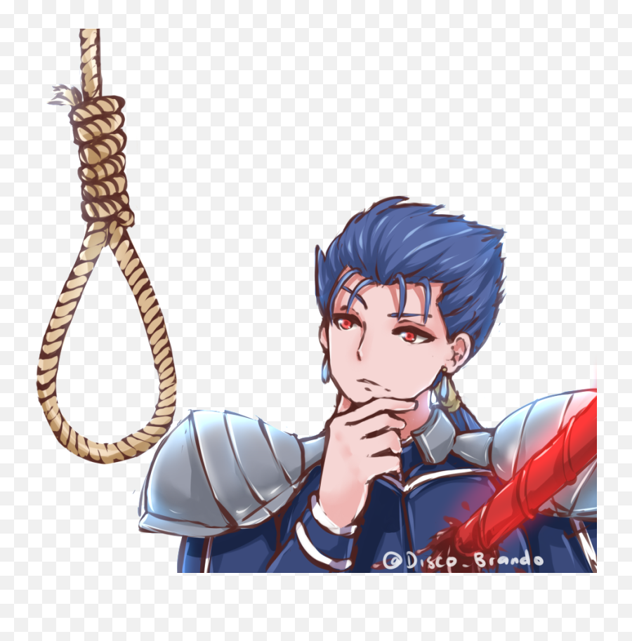 Cu Chulainn And Lancer Fate And 1 More Drawn By - Emiya San Chi No Kyou No Gohan Cu Emoji,Moaning Emoji Png