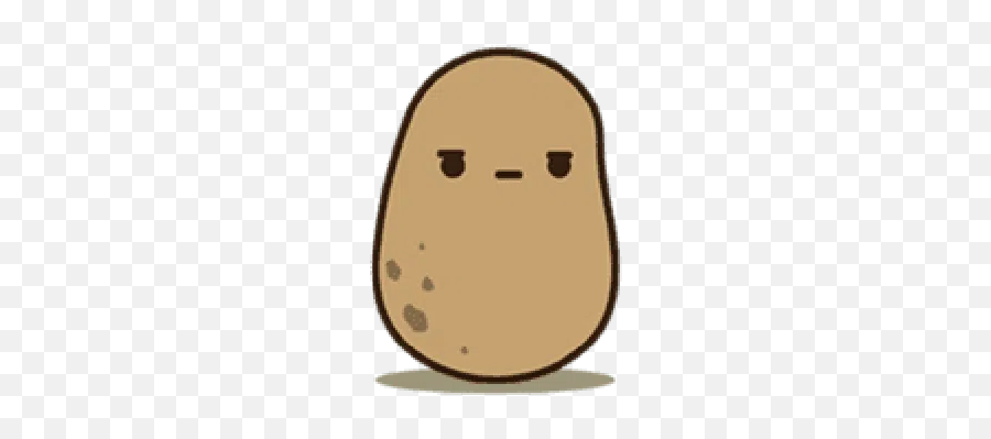 Kawaii Potato 2 Whatsapp Stickers - Sticker Emoji,Potato Emoji