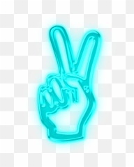 Largest Collection of Free - toEdit peace Stickers Teal Hand Peace Sign Png Emoji