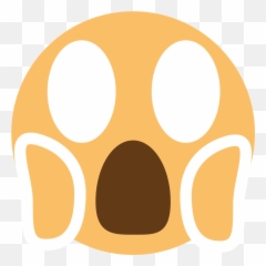 Emojione1 1f631 - Circle Emoji,The Emoji Movie