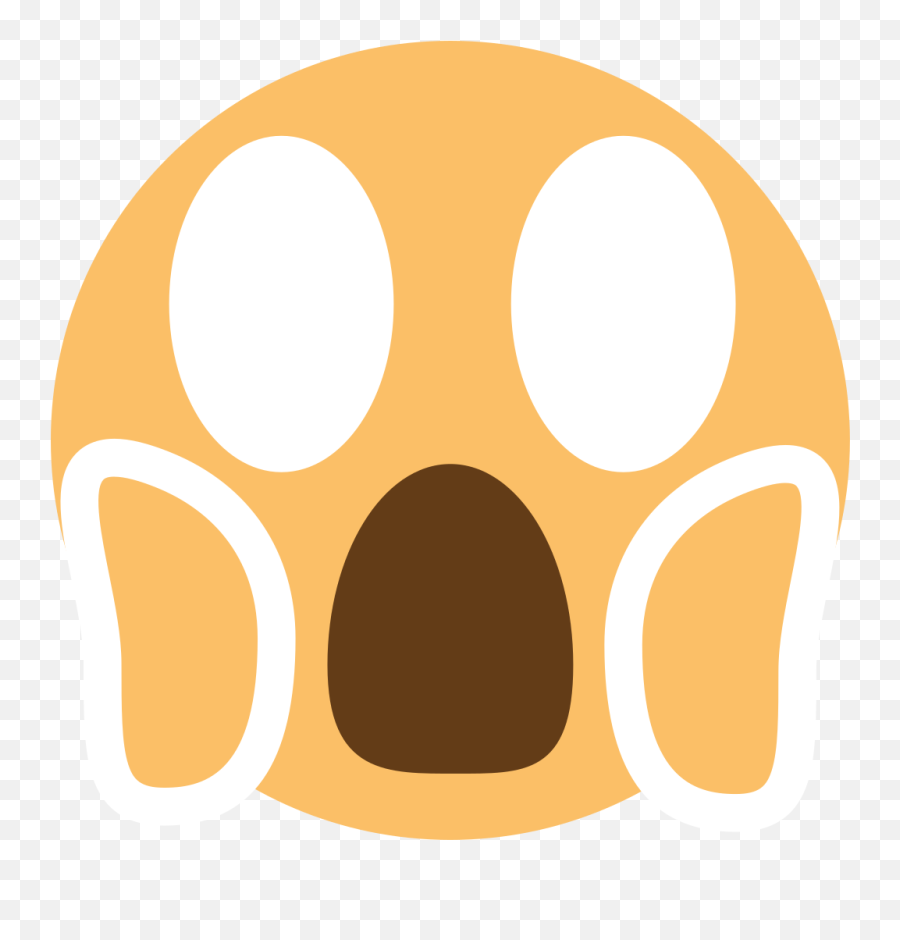 Emojione1 1f631 - Circle Emoji,The Emoji Movie