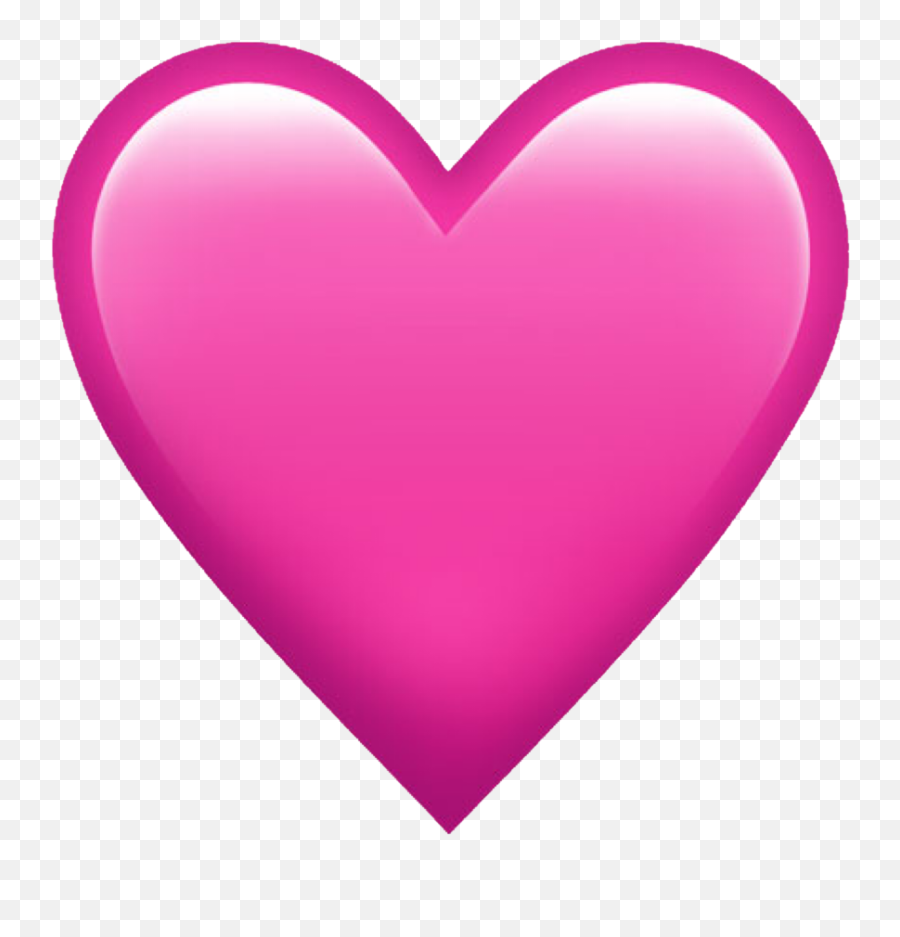 Snapchat Heart Png Picture - Plain Pink Heart Emoji,Snapchat Heart Emoji