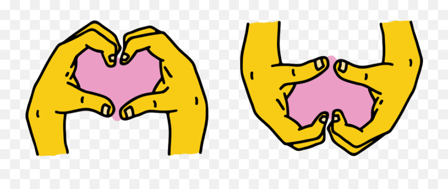 More Like This Please - Instagram Heart Hands Sticker Emoji,Upside Down Smile Emoji