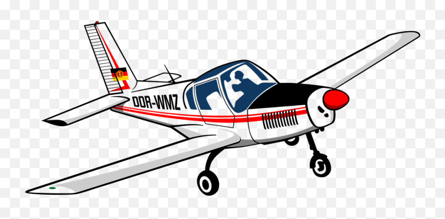 Zlin Z 42 Mu Sport Aircraft - Monoplane Emoji,Letter Emoticons