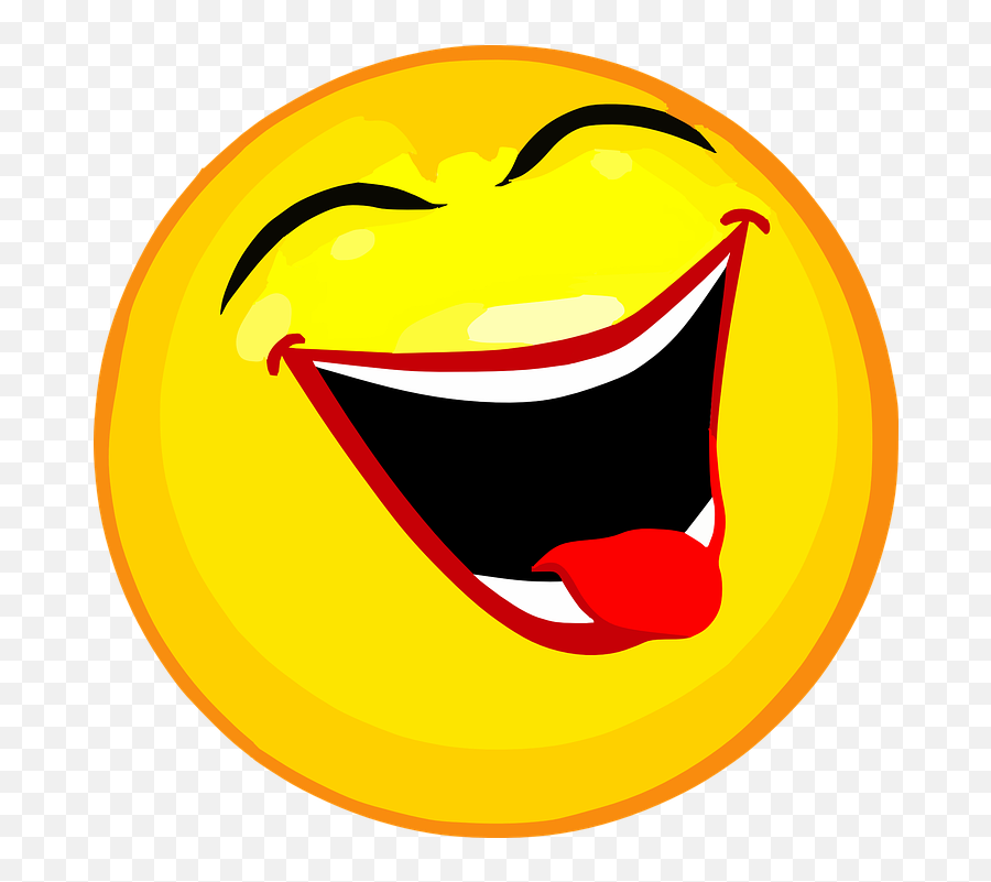 Smiley Laughing Face - Laugh Clipart Emoji,Laughing Emoji