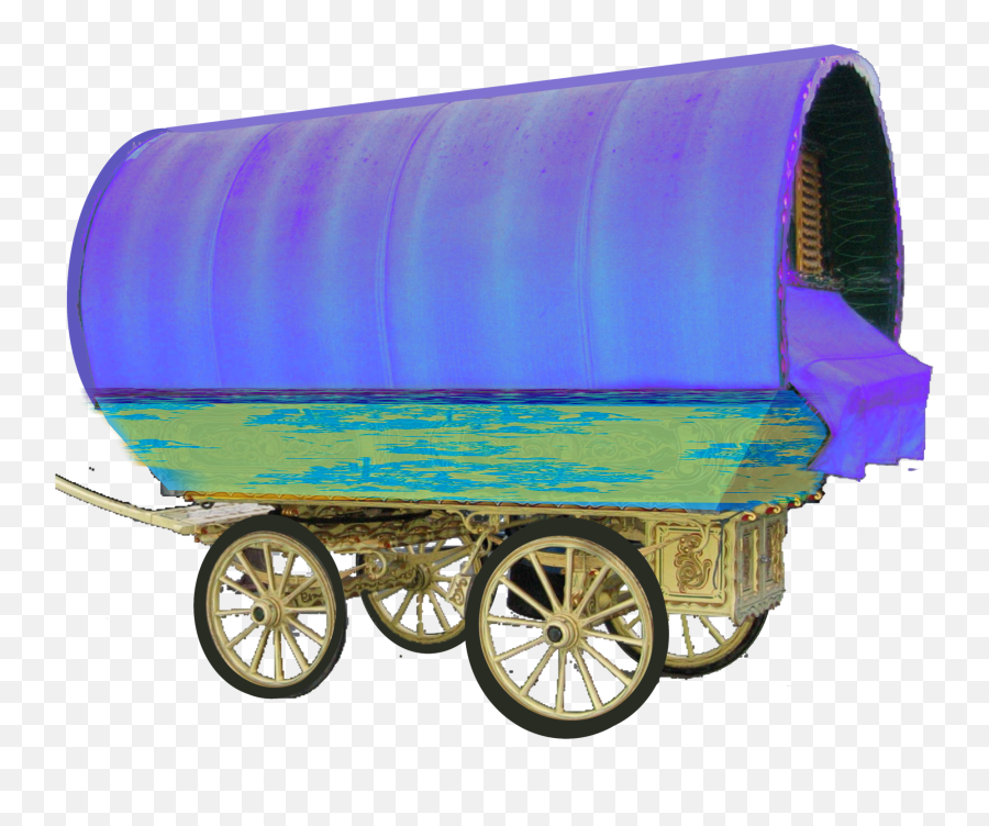 Gypsy Wagon Caravan Freetoedit - Wagon Emoji,Wagon Emoji