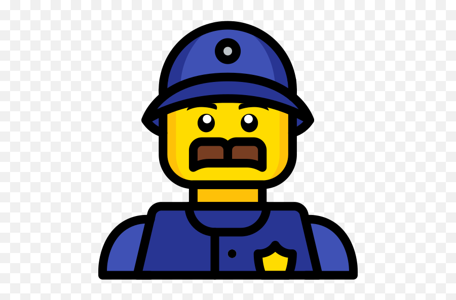 Lego - Sacerdote De Emoji,Policeman Emoji