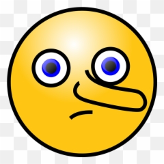 Long Nose Lying - Smiley Point D Interrogation Emoji,Eyes Emoji