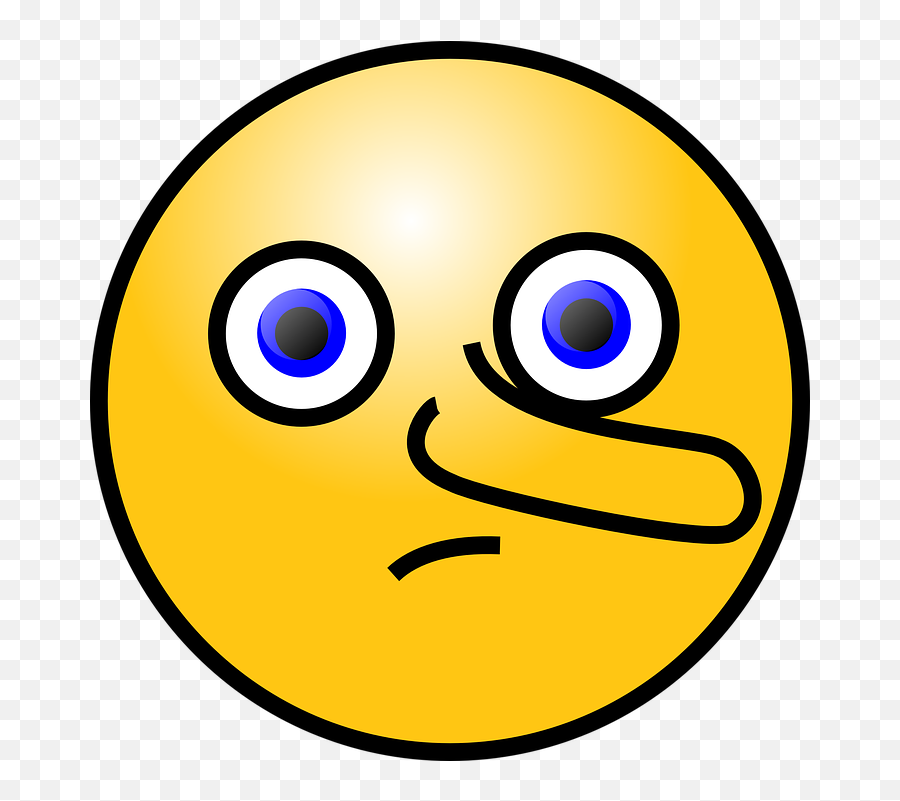 Long Nose Lying - Smiley Point D Interrogation Emoji,Eyes Emoji