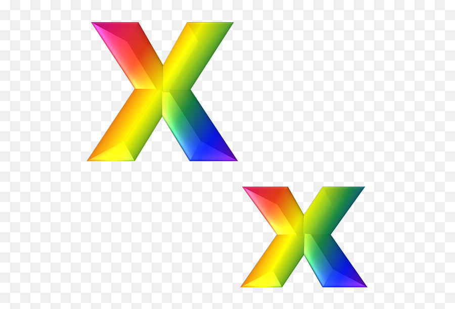 Letter X 3d - Alphabet Emoji,Double Syringe Emoji