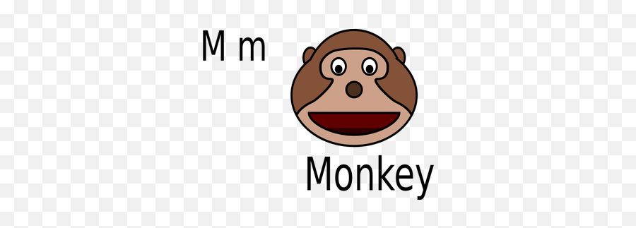 M De Macaco - Monkey With Mouth Open Clipart Emoji,Monkey Emoji Facebook