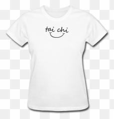 Tai Chi Smile T - Funny Womens Beer Shirt Emoji,Bodybuilder Emoticon
