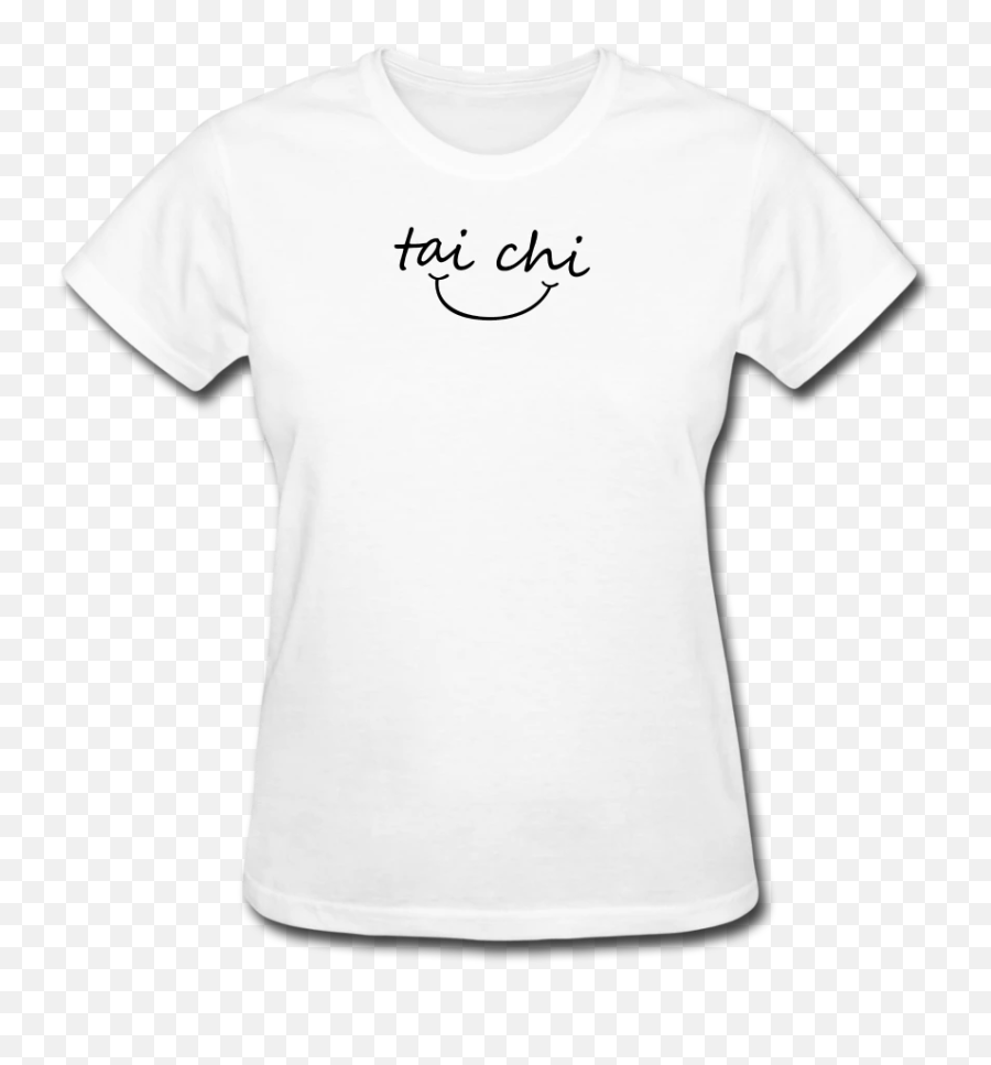 Tai Chi Smile T - Funny Womens Beer Shirt Emoji,Bodybuilder Emoticon