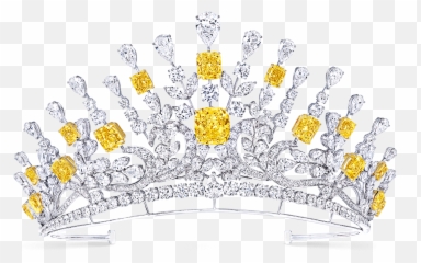 Freetoedit Headpiece Crown Diamond - Graff Yellow Diamond Tiaras Emoji,Crown Diamond Emoji