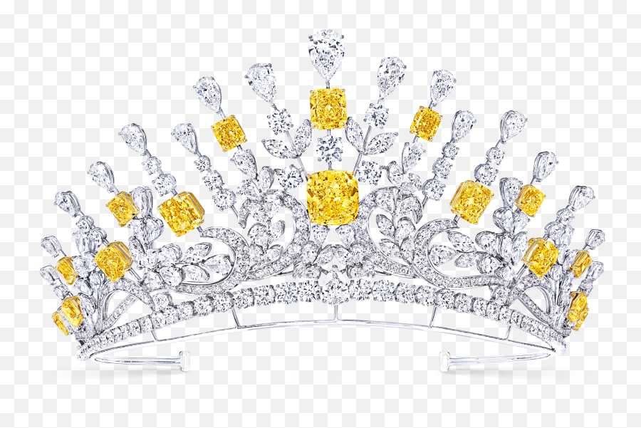 Freetoedit Headpiece Crown Diamond - Graff Yellow Diamond Tiaras Emoji,Crown Diamond Emoji